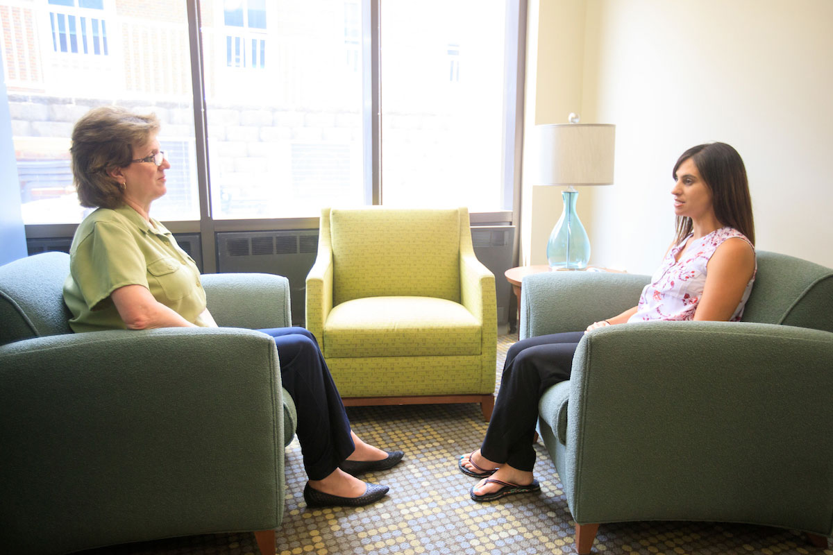 People participate in a counseling session