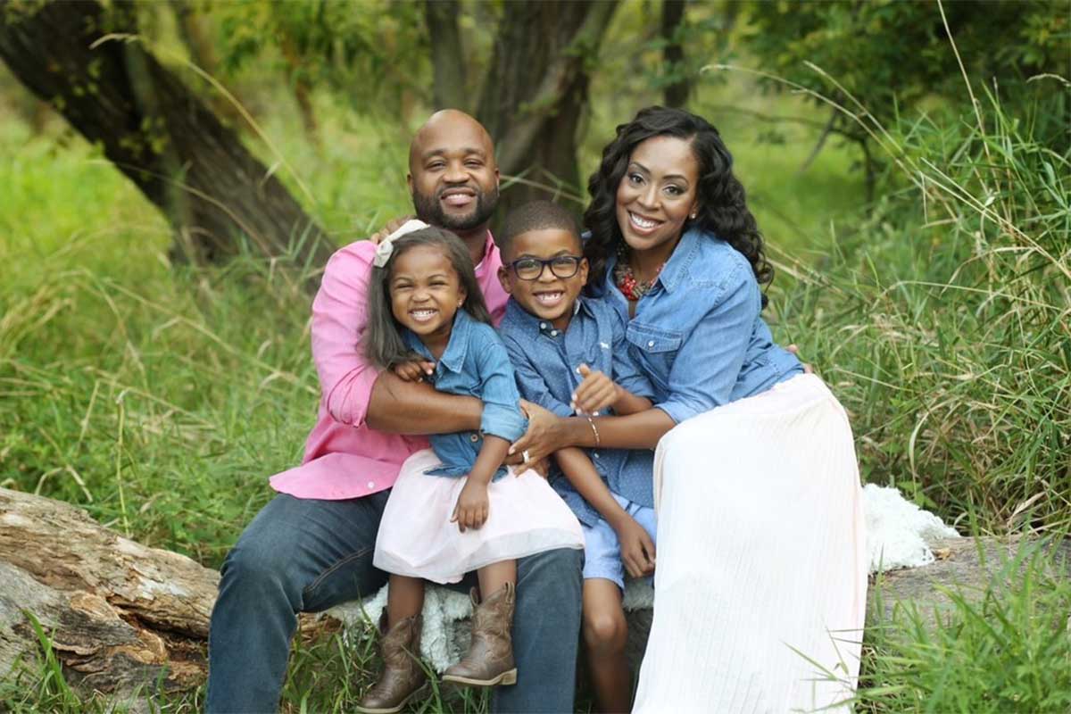 Makayla McMorris, her husband, Kenny, her son, Kenny, and her daughter, Makenli'