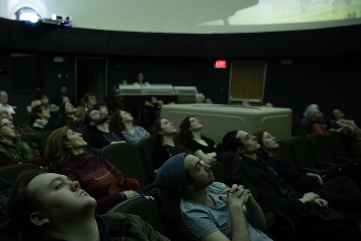 Planetarium attendees