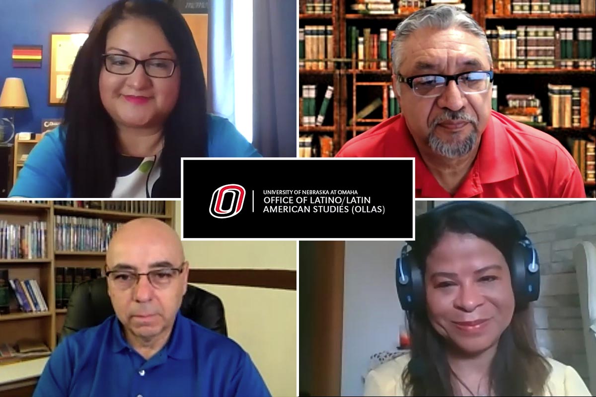 Four of the many Latinos and Latinas who have been interviewed for the Voces of a Pandemic project.