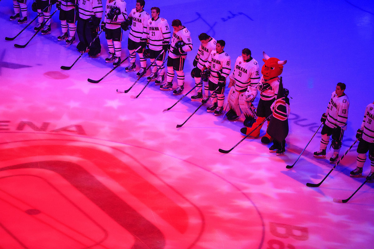 Durango at a hockey game