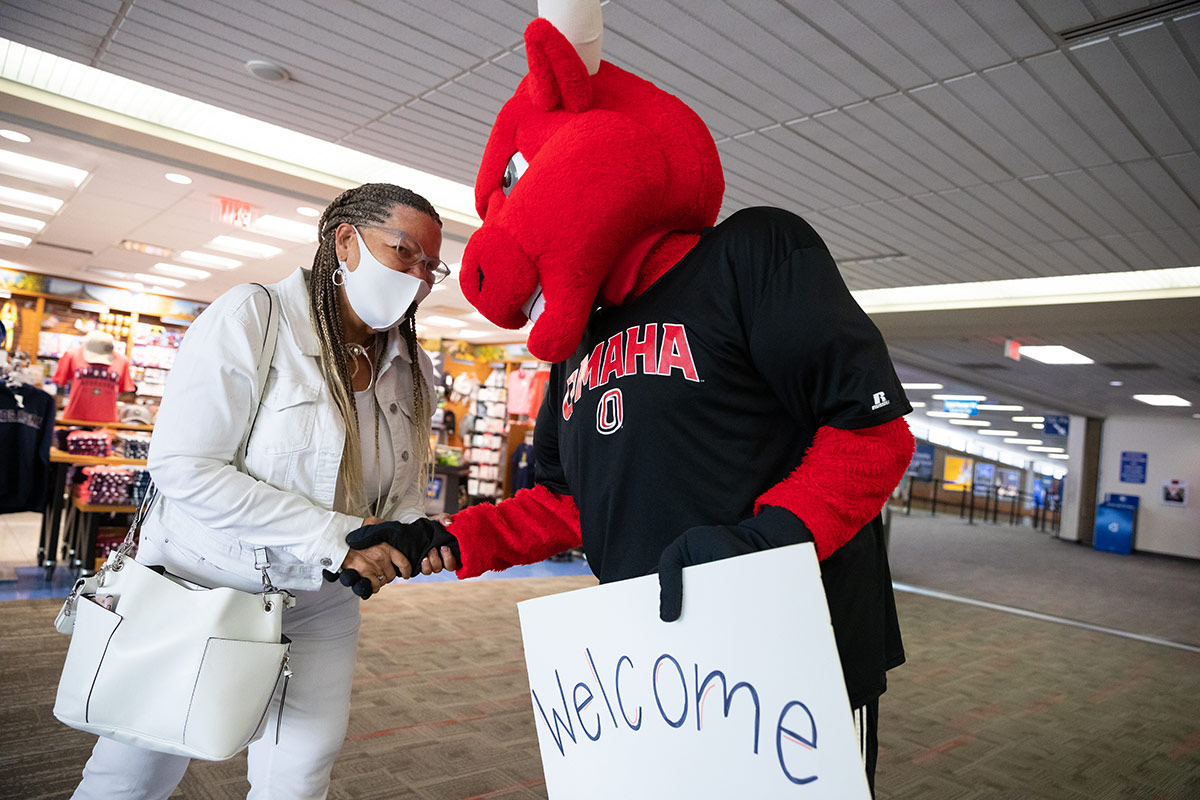 Durango surprising Madeline at the airport