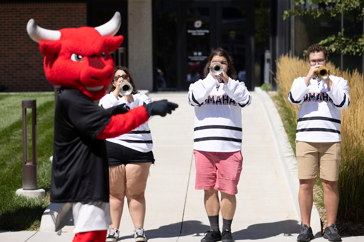 Durango directing the band