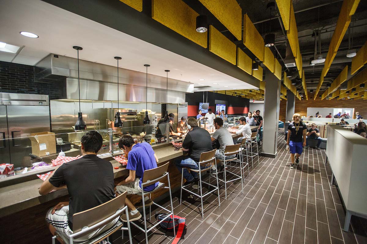The current Durango Grill located in the Milo Bail Student Center on UNO's Dodge Campus.