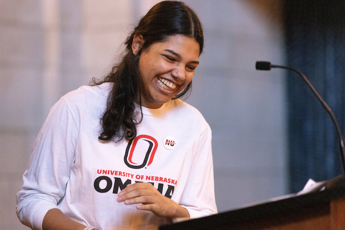 UNO students and leadership attended "I Love NU" Day at the Nebraska State Capitol