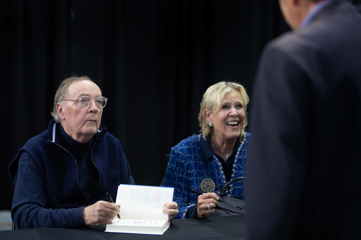 Immediately following the event, James and Susan Patterson hosted a book signing for attendees.