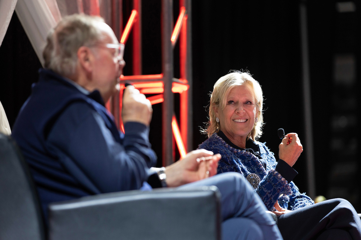 James Patterson (left) and Susan Patterson