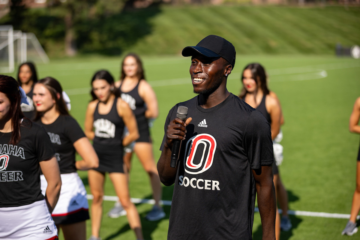 At the Fall Spirit Rally, students heard from Maverick student-athletes and coaches ahead of the fall sports season.