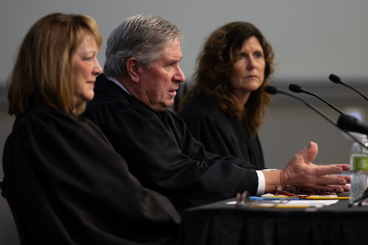 the Nebraska State Court of Appeals held their annual educational and community outreach program, which consists of hosting their court room proceedings at UNO