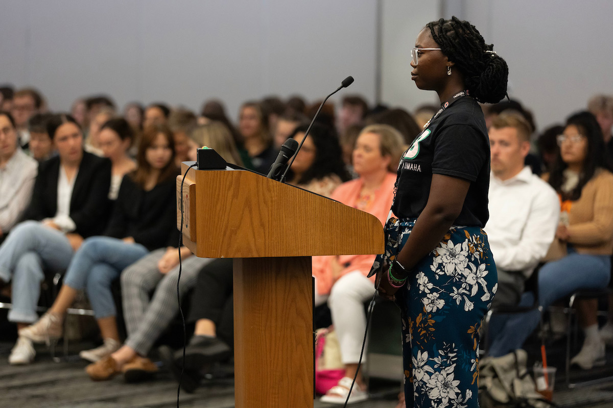 the Nebraska State Court of Appeals held their annual educational and community outreach program, which consists of hosting their court room proceedings at UNO