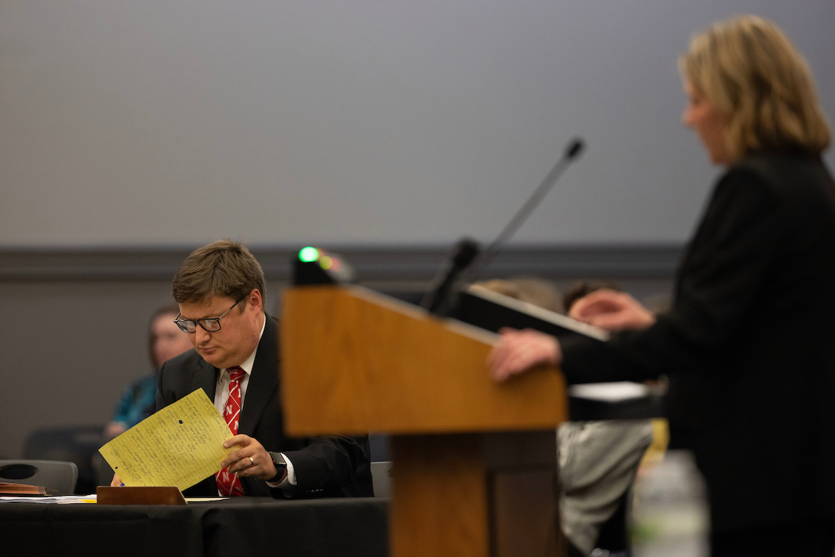 the Nebraska State Court of Appeals held their annual educational and community outreach program, which consists of hosting their court room proceedings at UNO