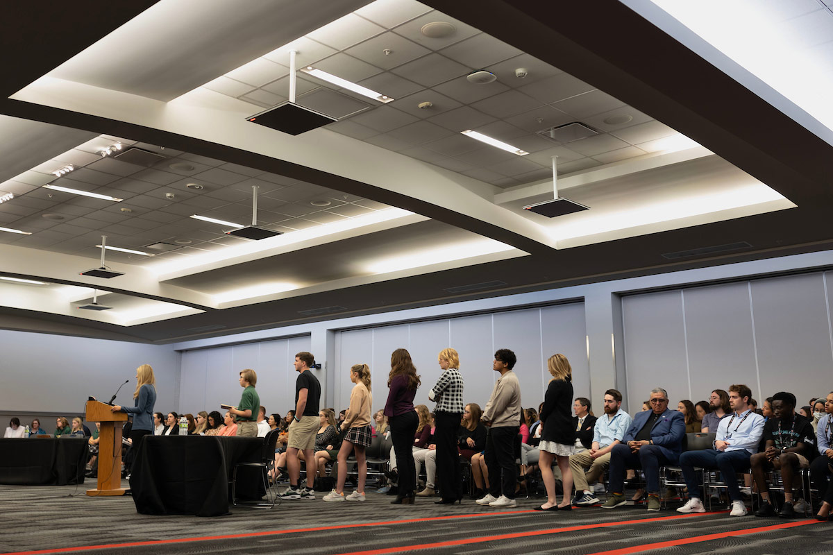 the Nebraska State Court of Appeals held their annual educational and community outreach program, which consists of hosting their court room proceedings at UNO