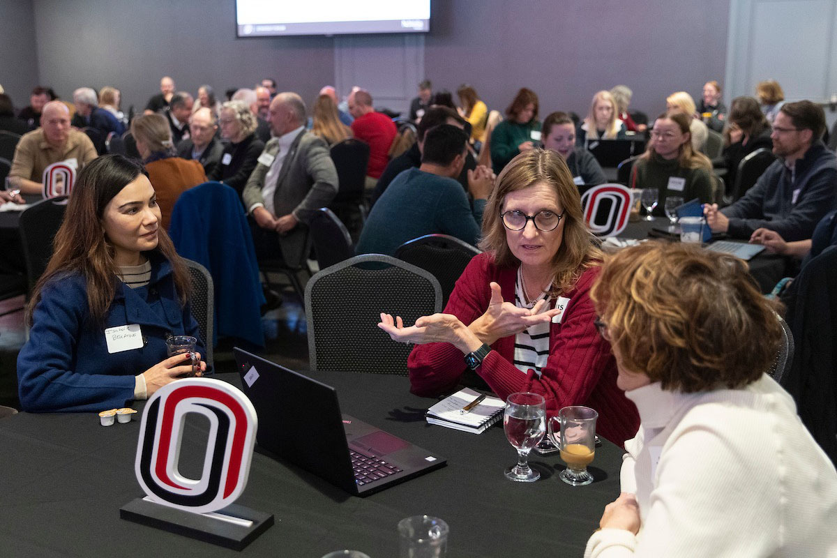 Attendees discussed topics such as the proposed UNO Core and shared suggestions and feedback as part of the campus strategy forum. 