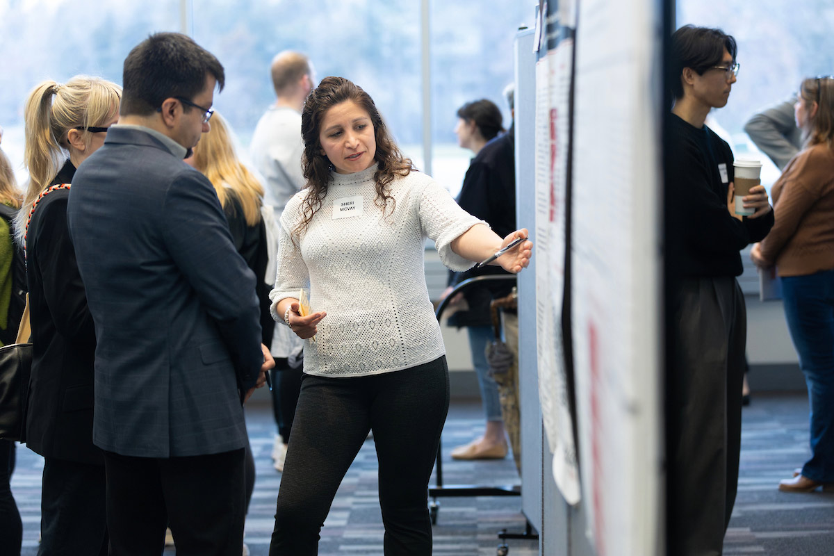 UNO students present their work during the Research and Creative Activity Fair on Friday, March 22, 2024. 