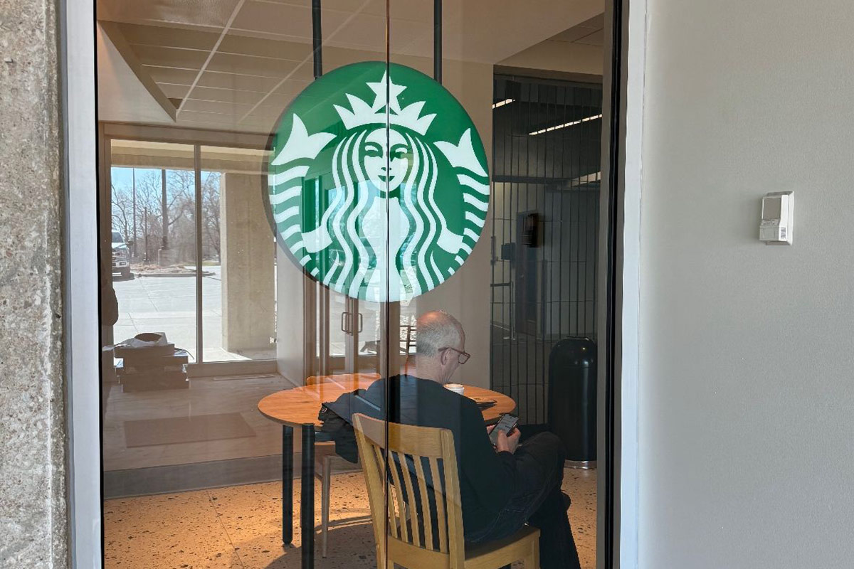 Starbucks window