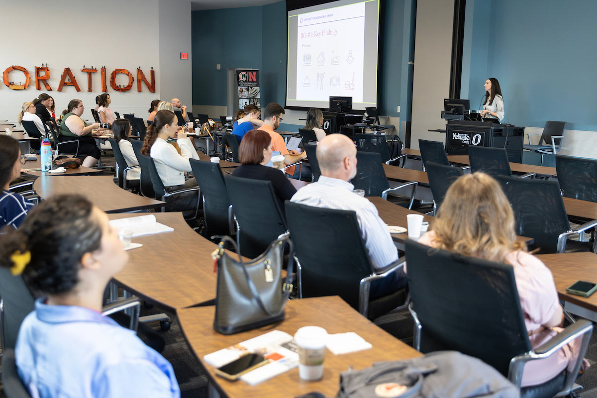 Community members attended the inaugural event that offers a first-ever look into labor trafficking in Nebraska.