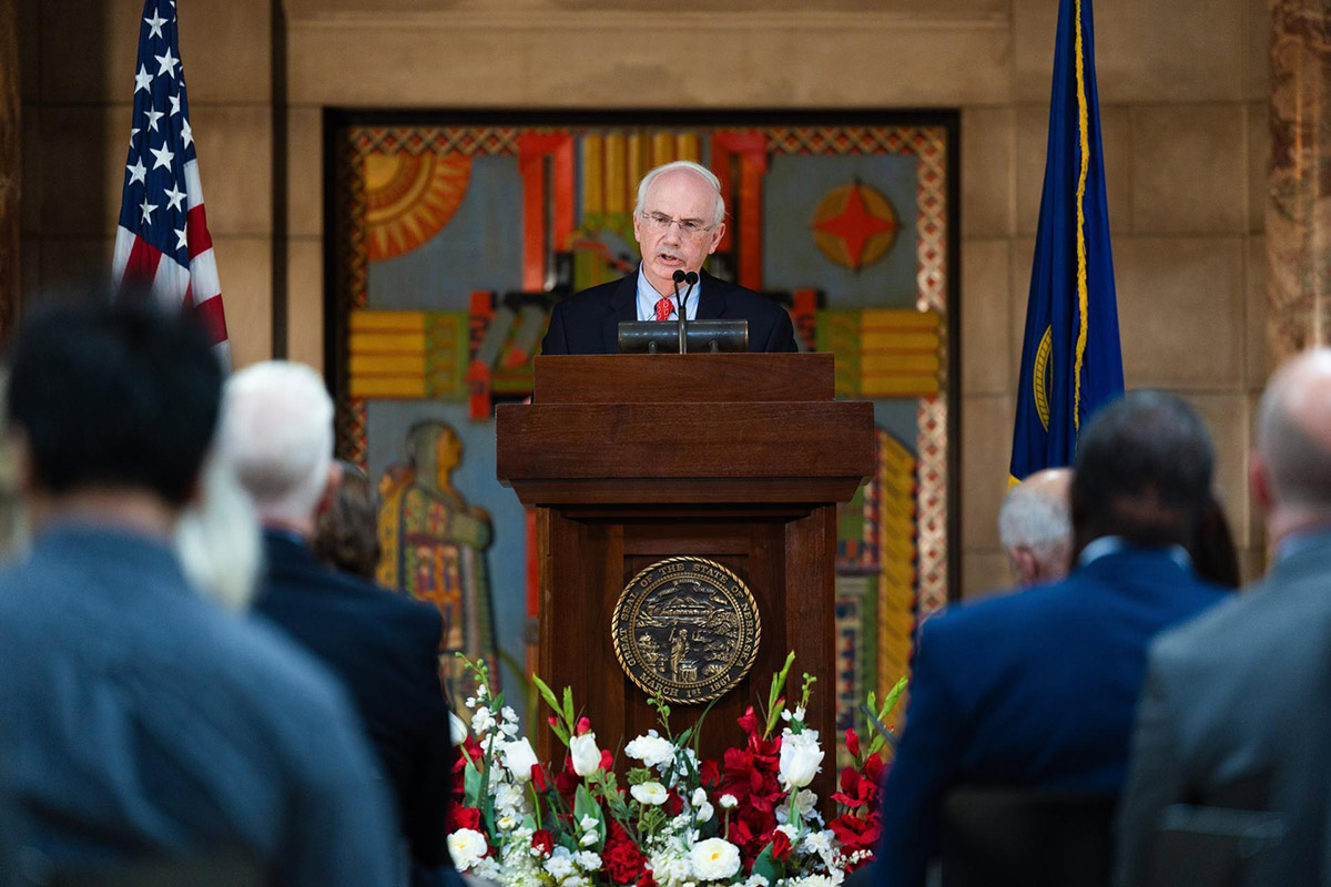 University of Nebraska (NU) System President Jeffrey P. Gold, M.D. delivers his first State of the University Address.