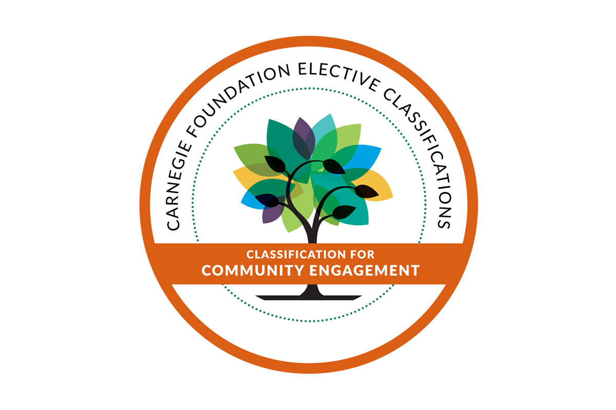 The official seal of the Carnegie Foundation Elective Classifications for Community Engagement.