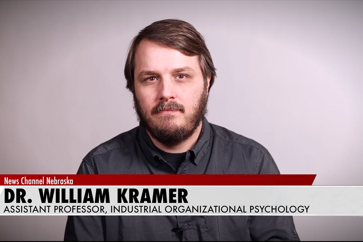Professor William Kramer, Ph.D., assistant professor of psychology. 