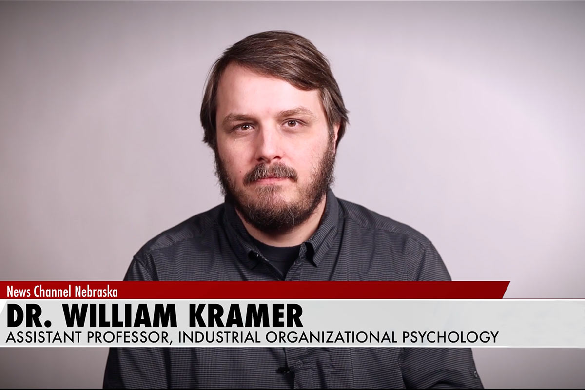 Professor William Kramer, Ph.D., assistant professor of psychology.