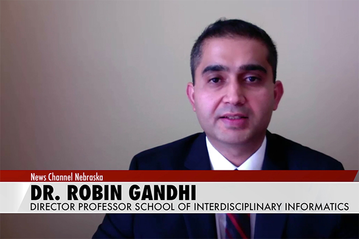 A screen shot of Robin Gandhi on Access the Experts
