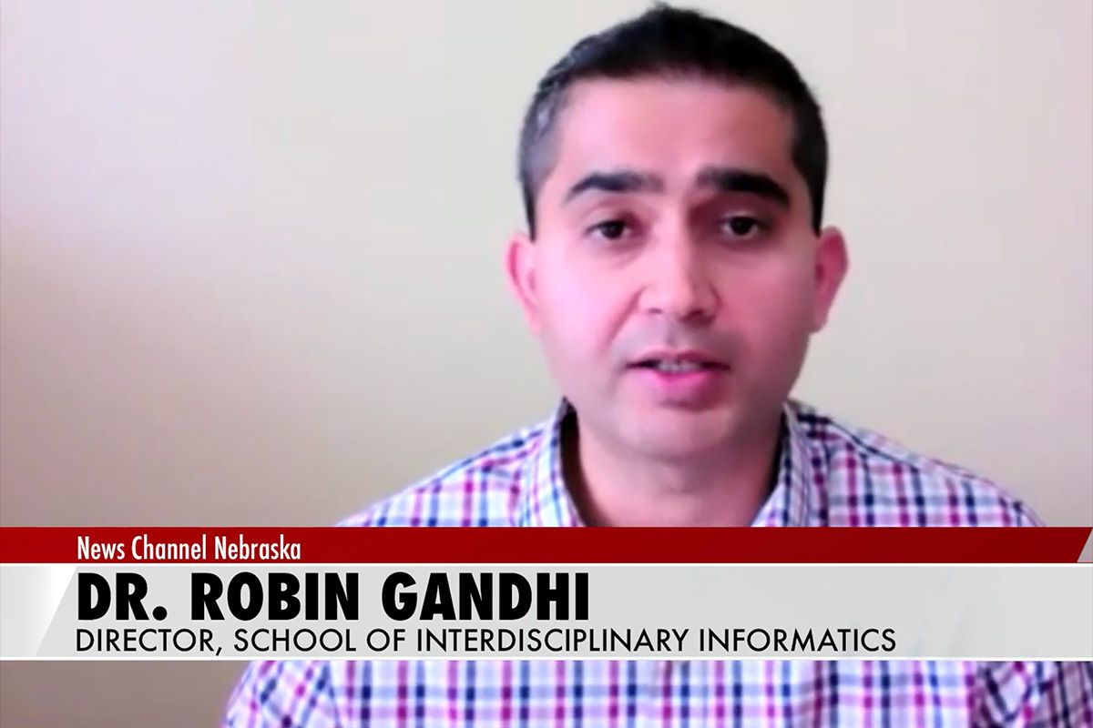 A screen shot of Robin Gandhi on Access the Experts