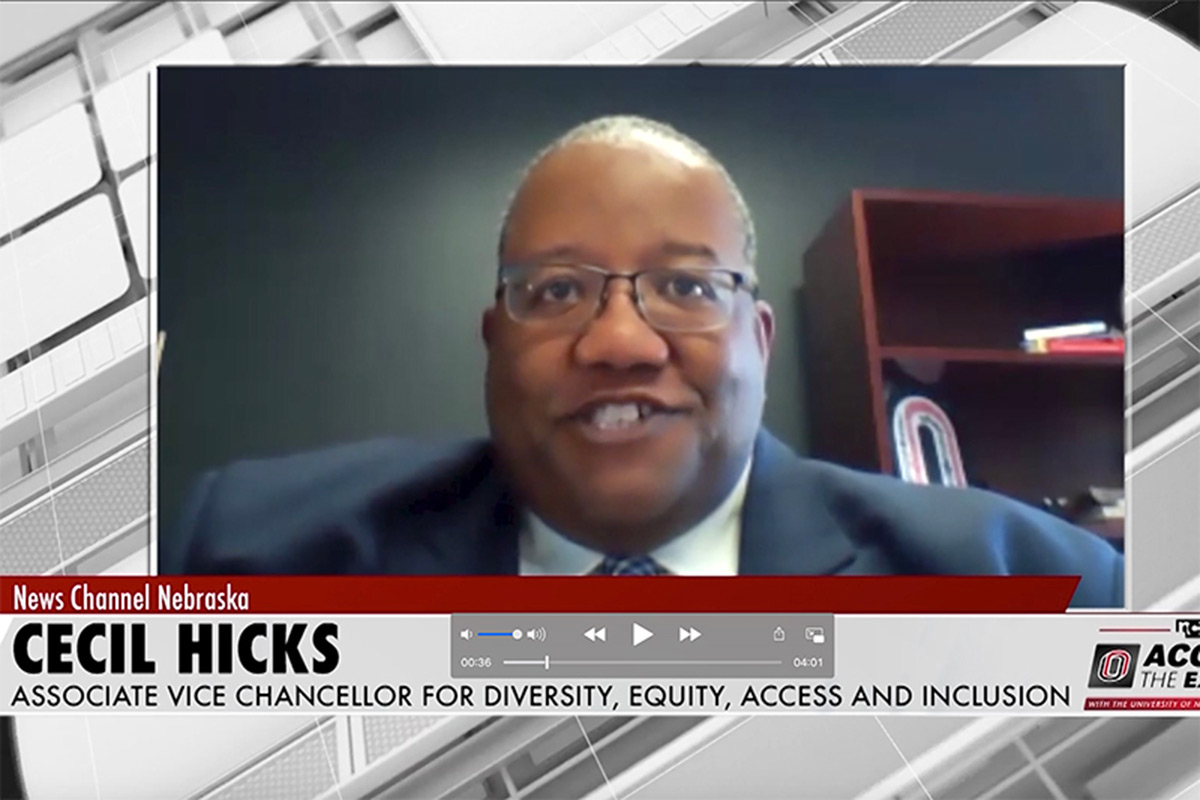 A screen shot of Cecil Hicks on Access the Experts