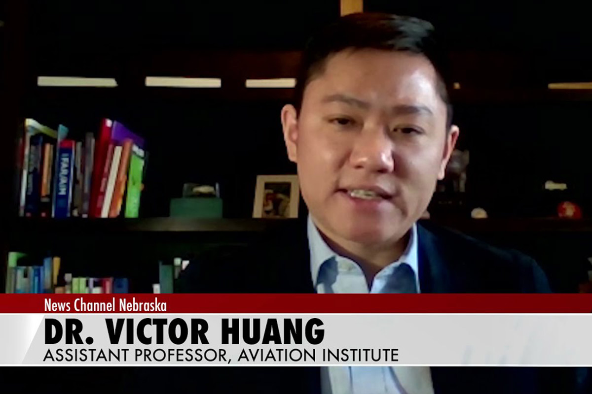 A screen shot of Huang on Access the Experts