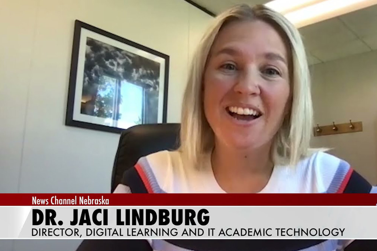 A screen shot of Jaci Lindburg on Access the Experts