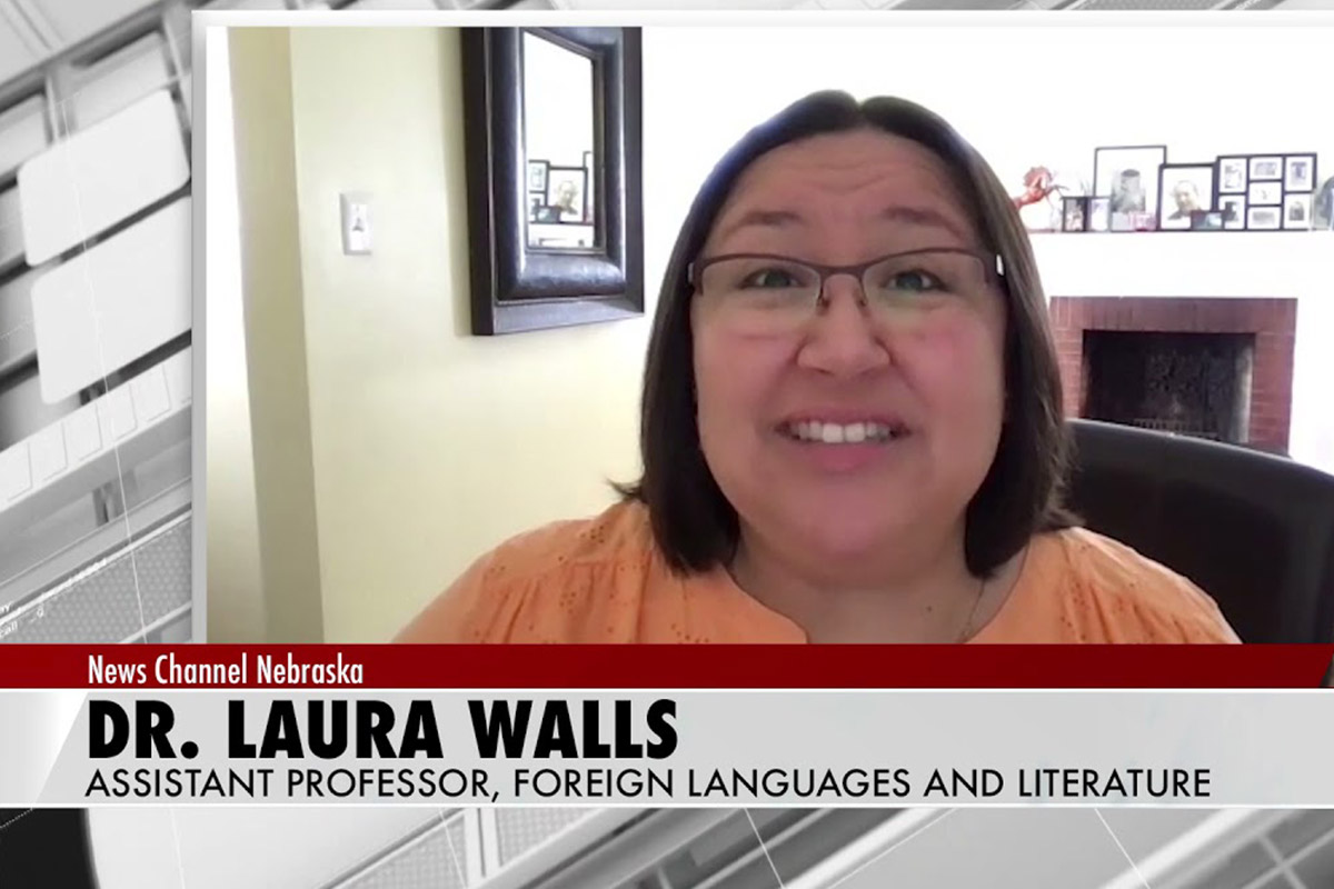 A screen shot of Laura Walls on Access the Experts