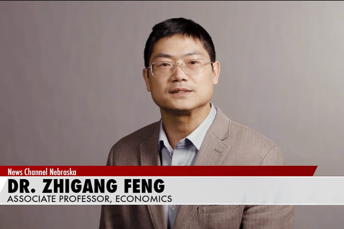 Zhigang Feng, Ph. D., associate professor of economics.