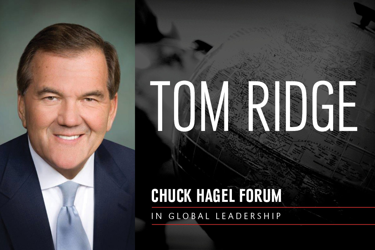 Tom Ridge to Title UNO Hagel Forum in Global Leadership | tidings Tom Ridge to Title UNO Hagel Forum in Global Leadership | tidings