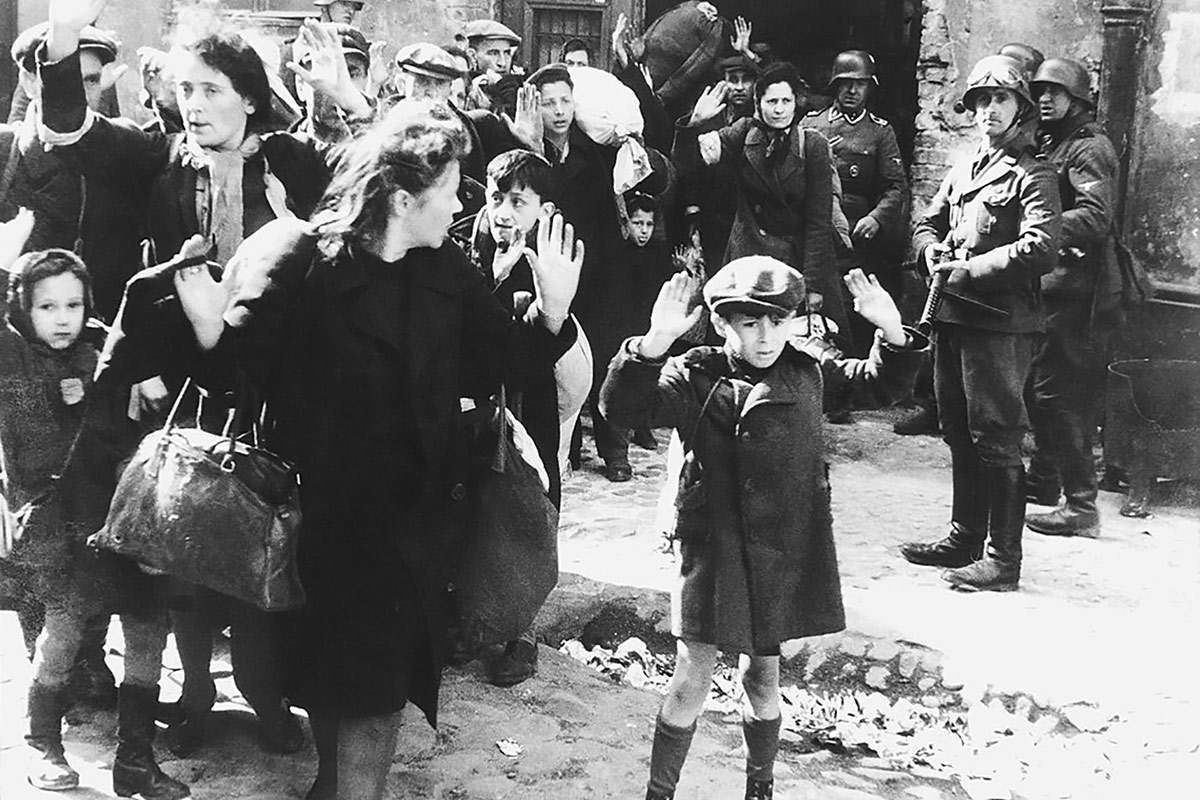Warsaw Ghetto Uprising (Poland) – Photo from Jürgen Stroop Report to Heinrich Himmler from May 1943