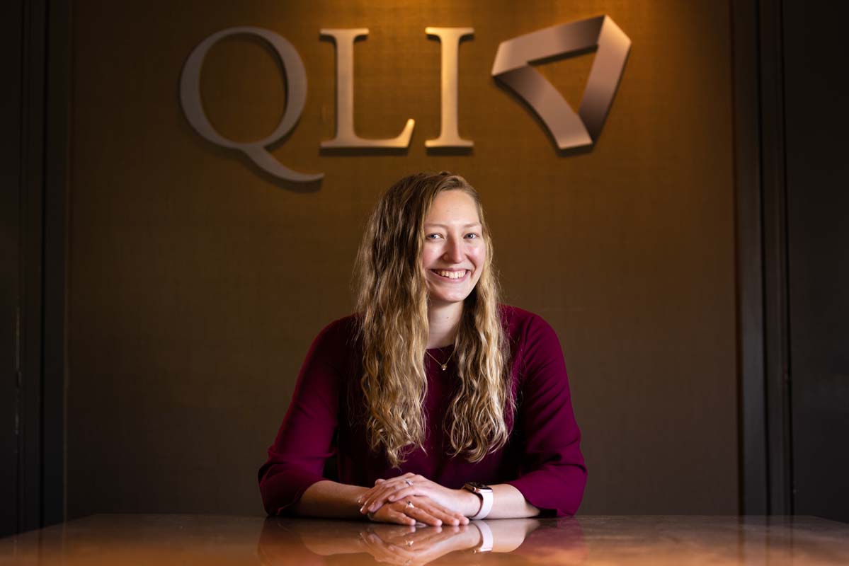 UNO alumna Kiley Armitage, director of operations for QLI
