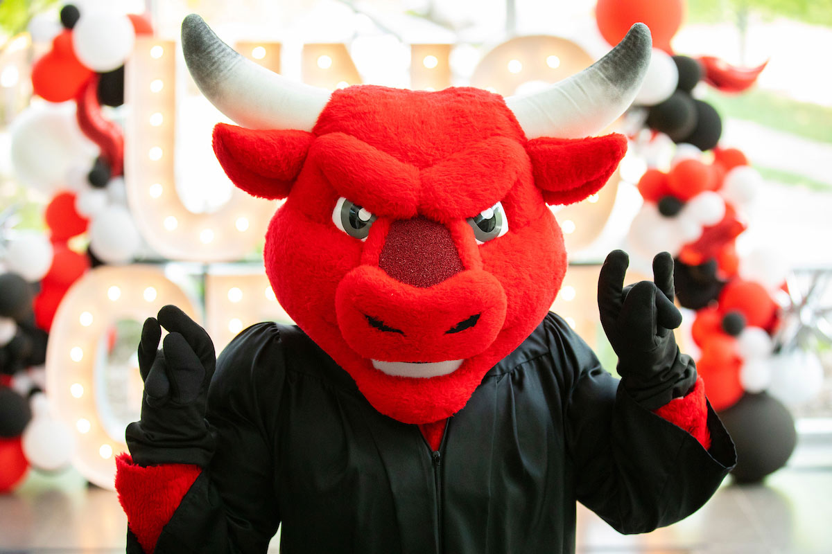 Durango in front of an alpha lit sign