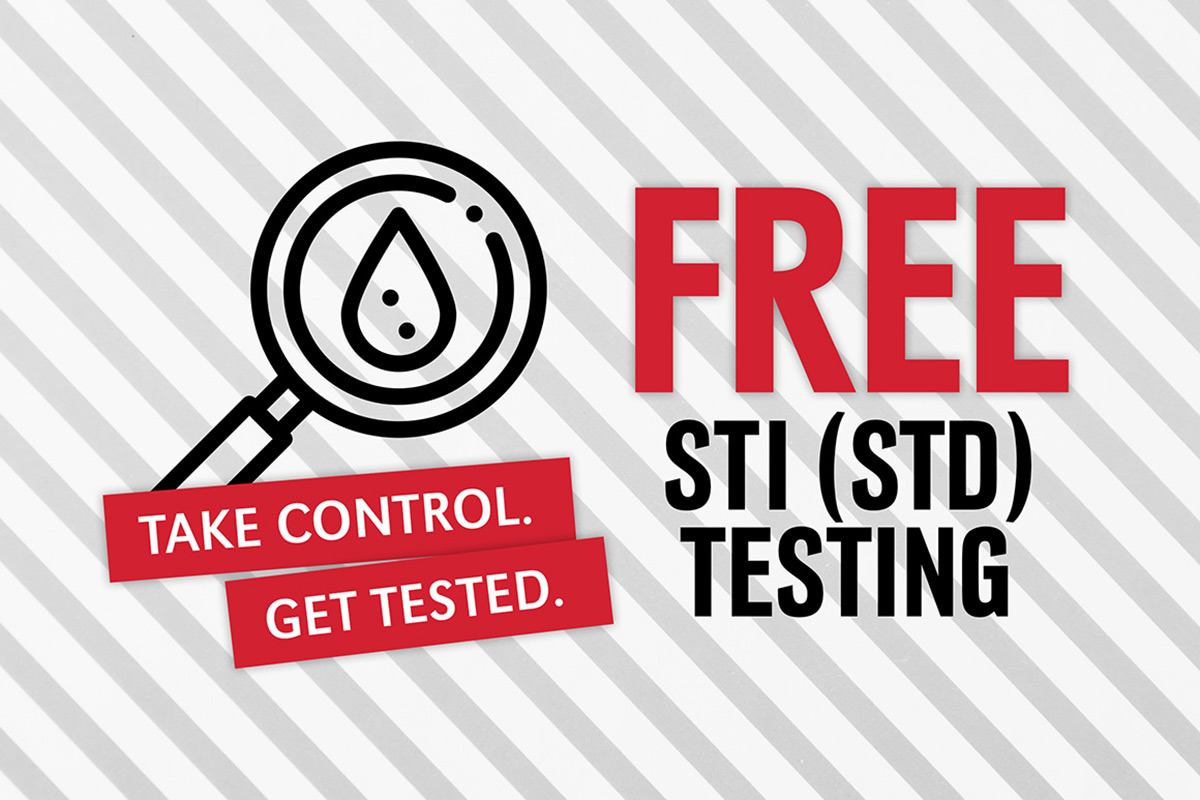 free STI testing graphic