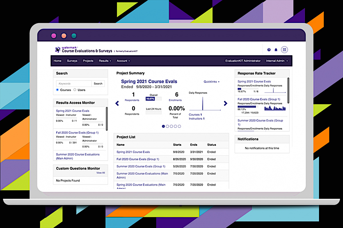 Watermark Course Evaluations and Surveys Implementation News