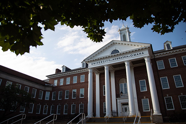 Arts and Sciences Hall on UNO's campus