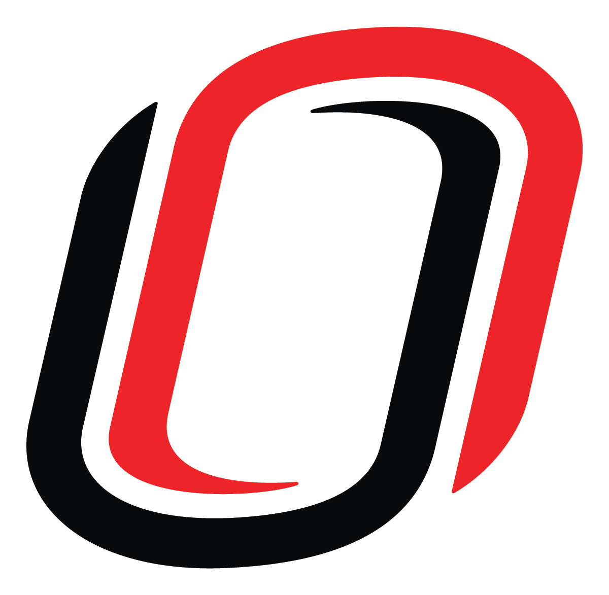 black and red uno icon.