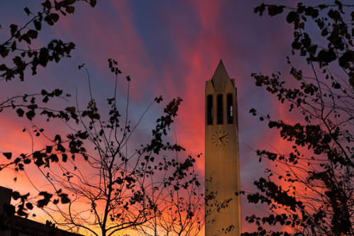 dusk on the uno campus