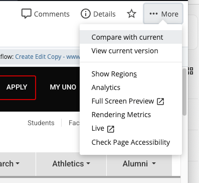 screen shot compare with current