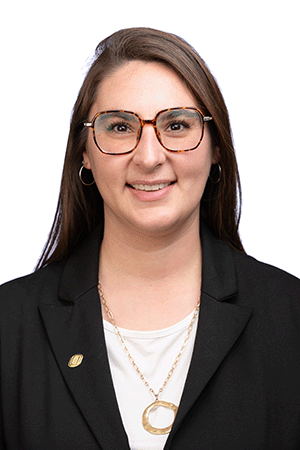 Nicki Allen, Internship Coordinator, smiling in a professional headshot.