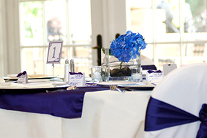 flowers on table