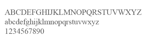 Times New Roman, alternative serif typeface