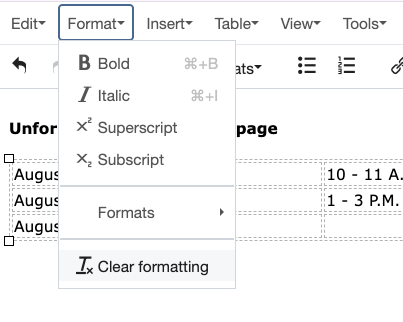 screen shot of toolbar.