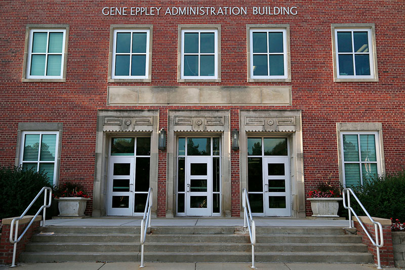 eppley administration building north entrance