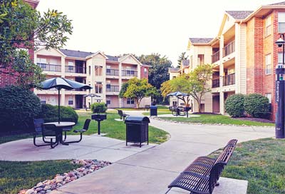 Photo of the residence buildings