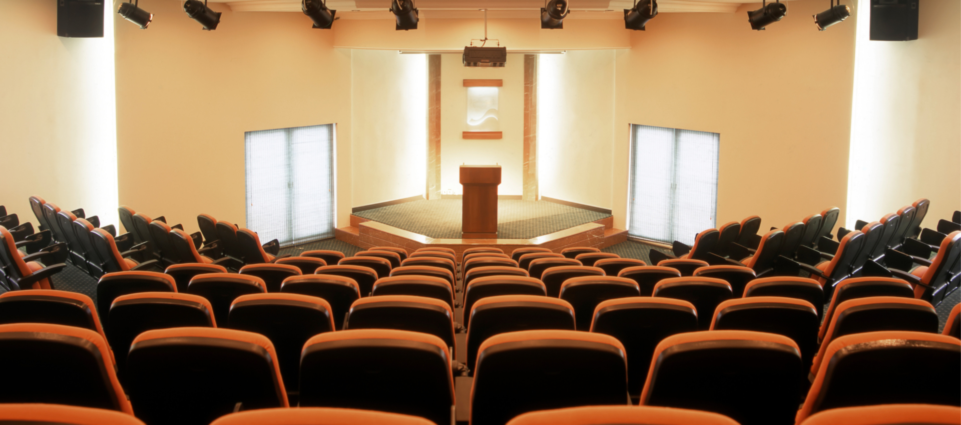A conference room