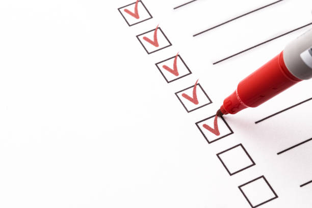 Image of a series of checkboxes