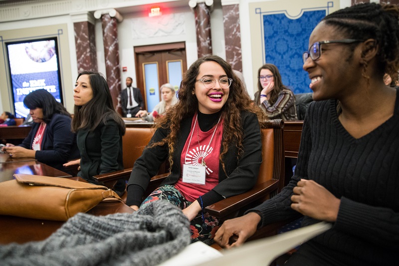 Photo of newman civic fellowship experience at one of the leadership activities.